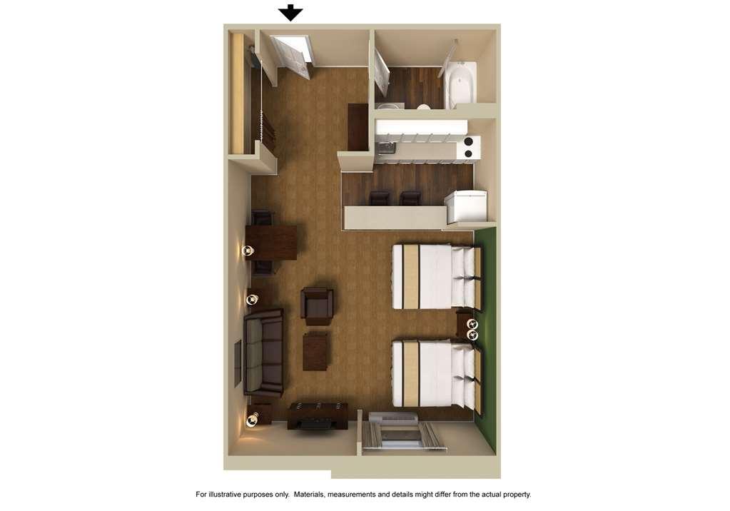 Extended Stay America Select Suites - Raleigh - Cary - Regency Parkway South Pokoj fotografie